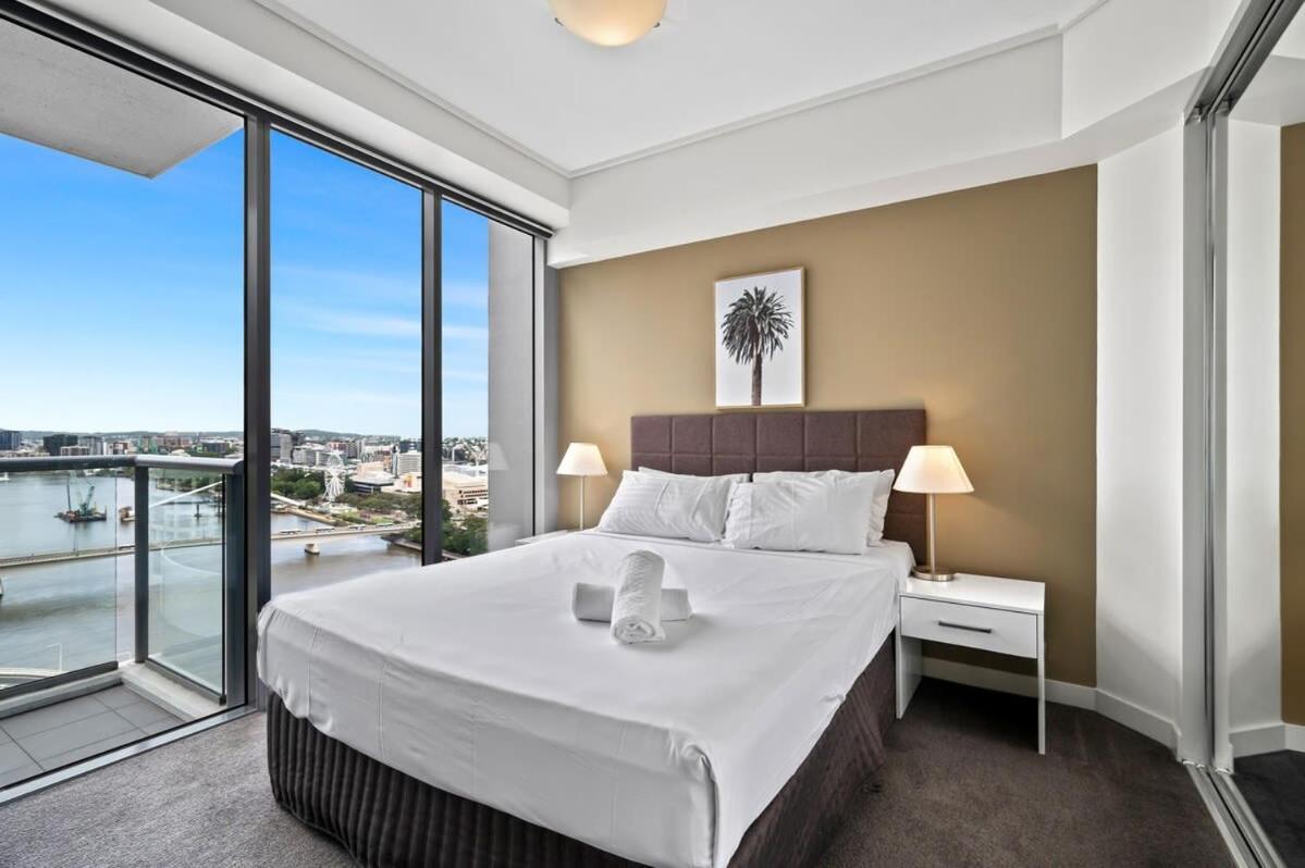 City Living - Brisbane River-View 2 Bedroom Apt מראה חיצוני תמונה